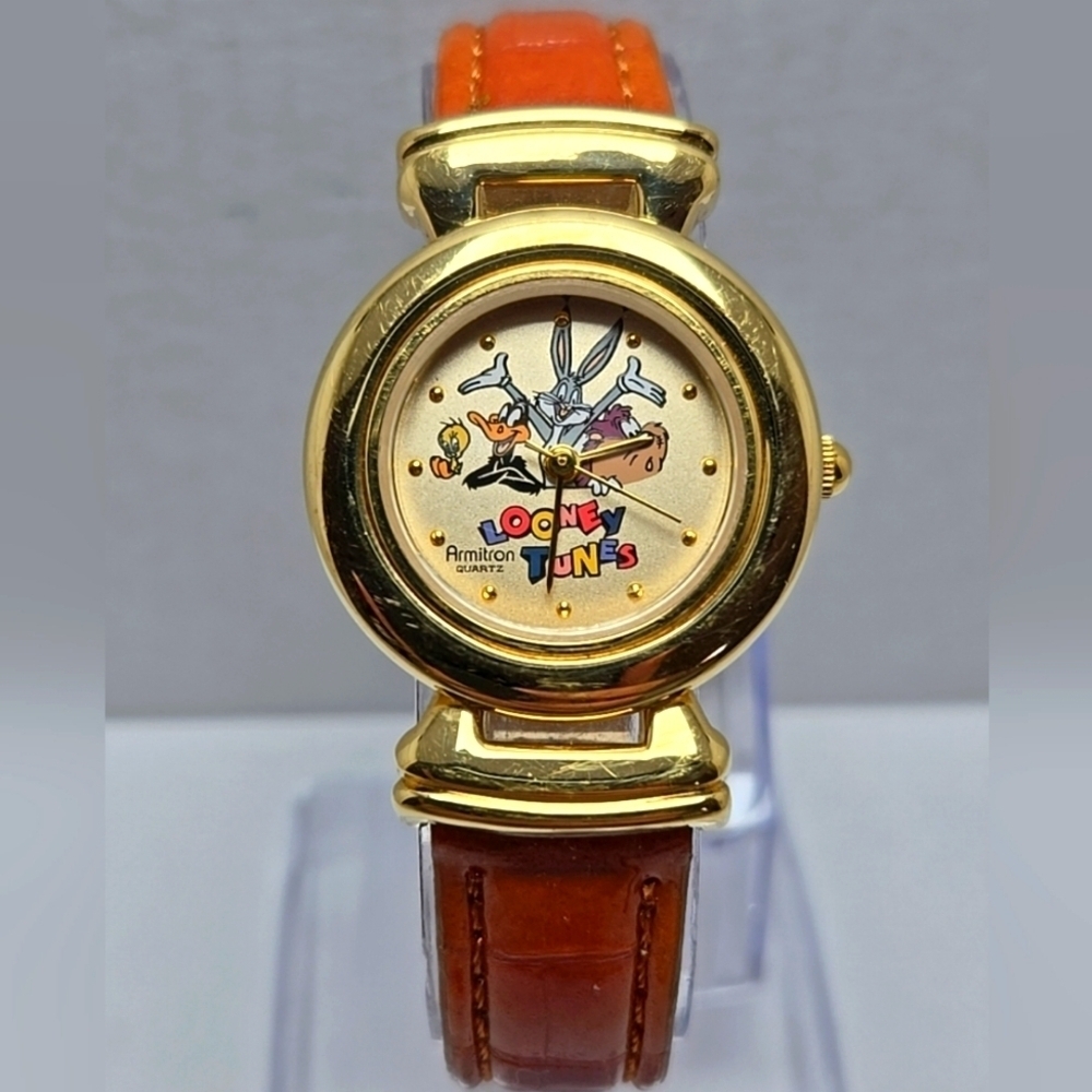 Vintage 1990's Looney Tunes Armitron Bugs Bunny And Friends Watch New Battery
